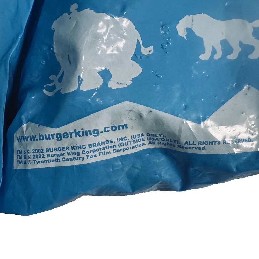 2002 Burger King Ice Age Kids Meal Toys Lot of 4 Sealed NIP Movie Promo #2 #2 #3